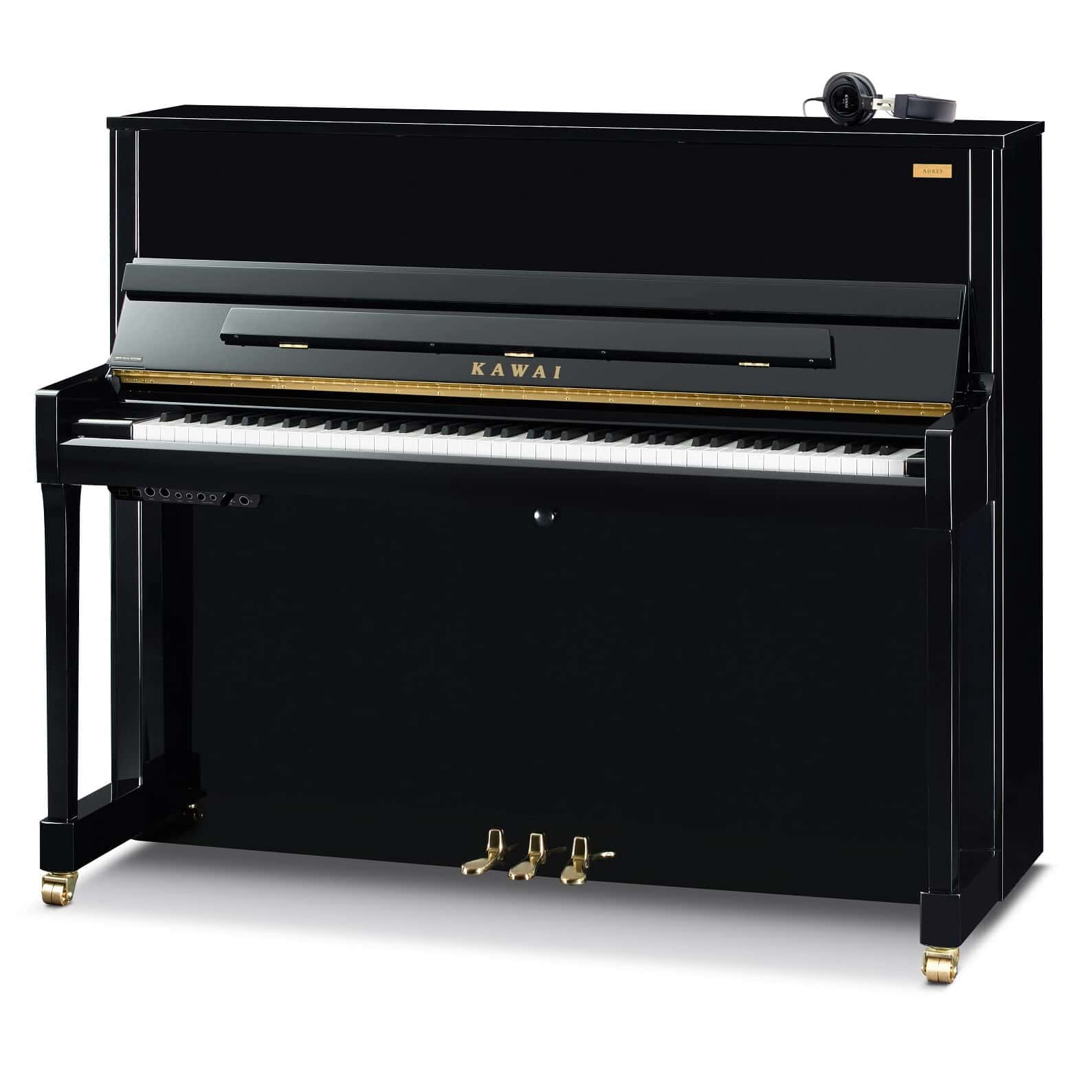 Kawai - Kawai K-300 AURES 2 E P Schwarz Hochglanz