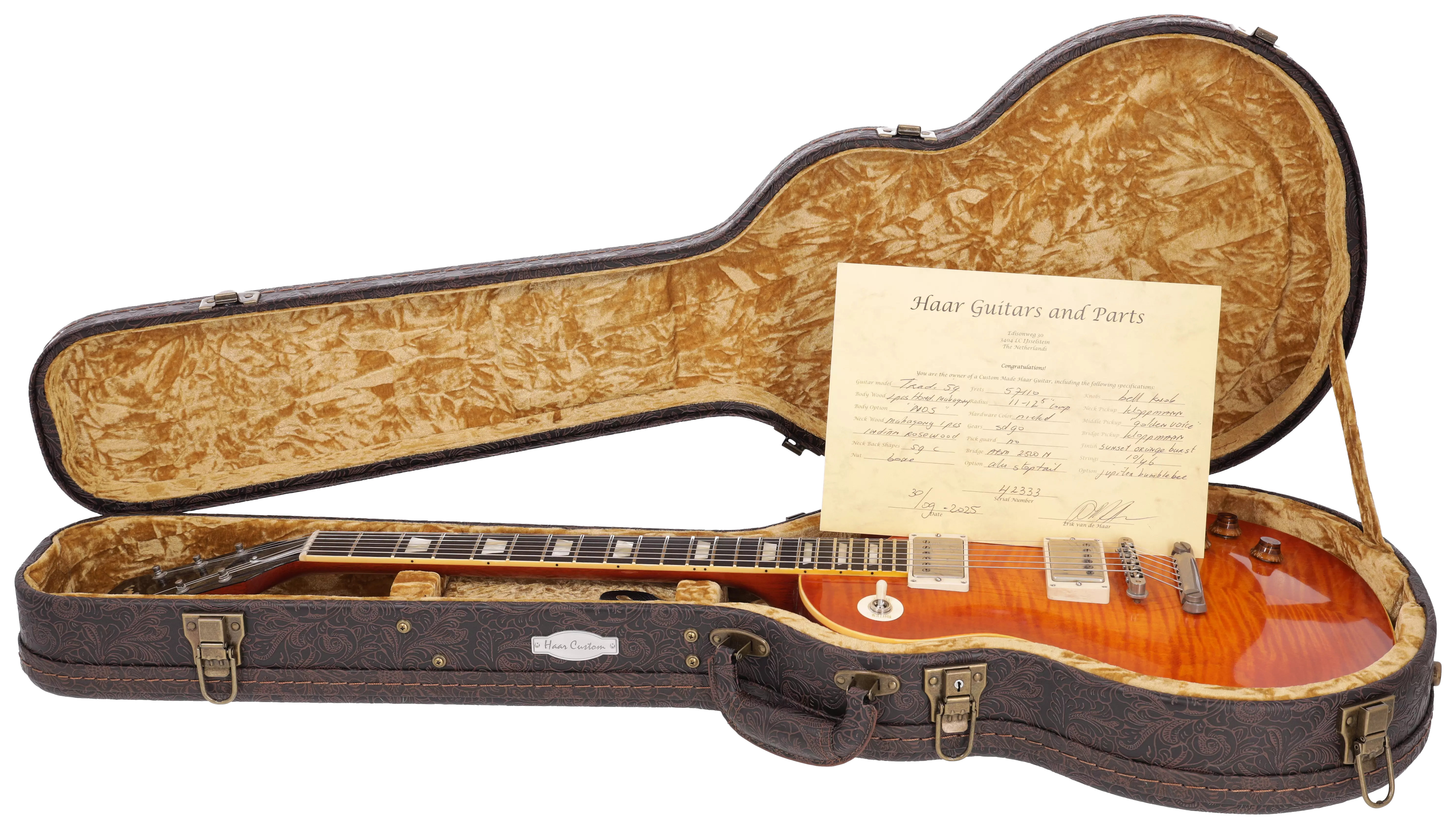Haar Traditional 59 NOS Sunset Orange Burst # 17