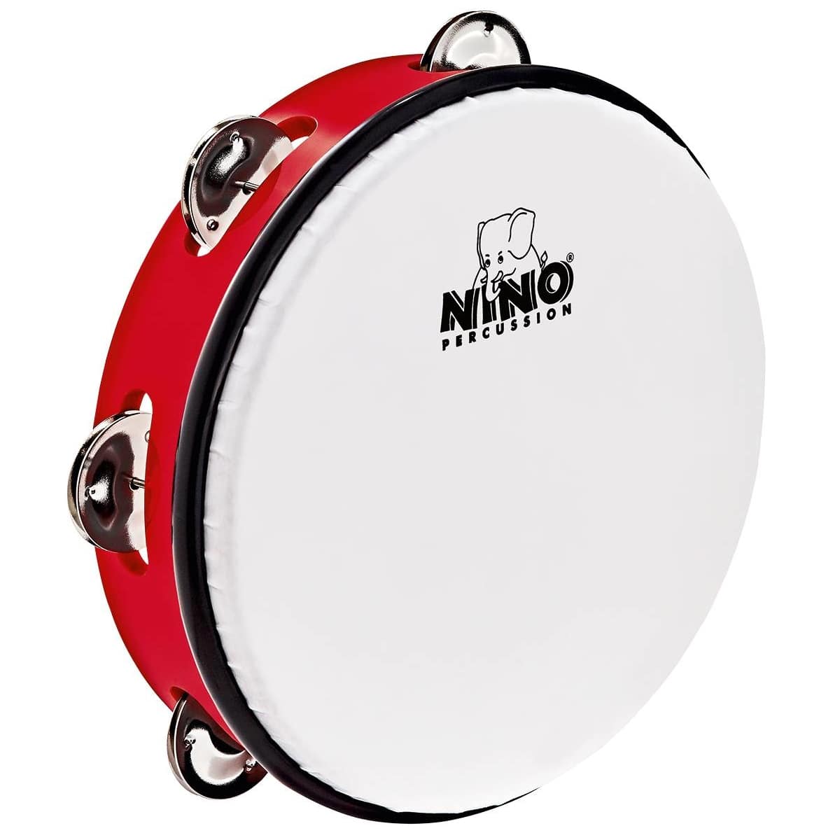 Nino Percussion - Nino Percussion 8 ABS Tambourine, Red