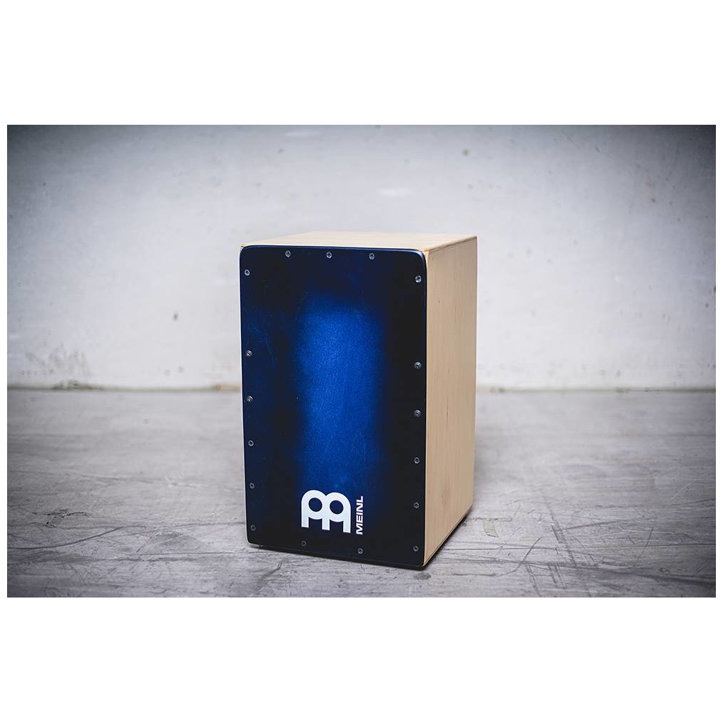 Image of Meinl percussion sc100blb  snarecraft cajon 100, blue burst 10023953 5