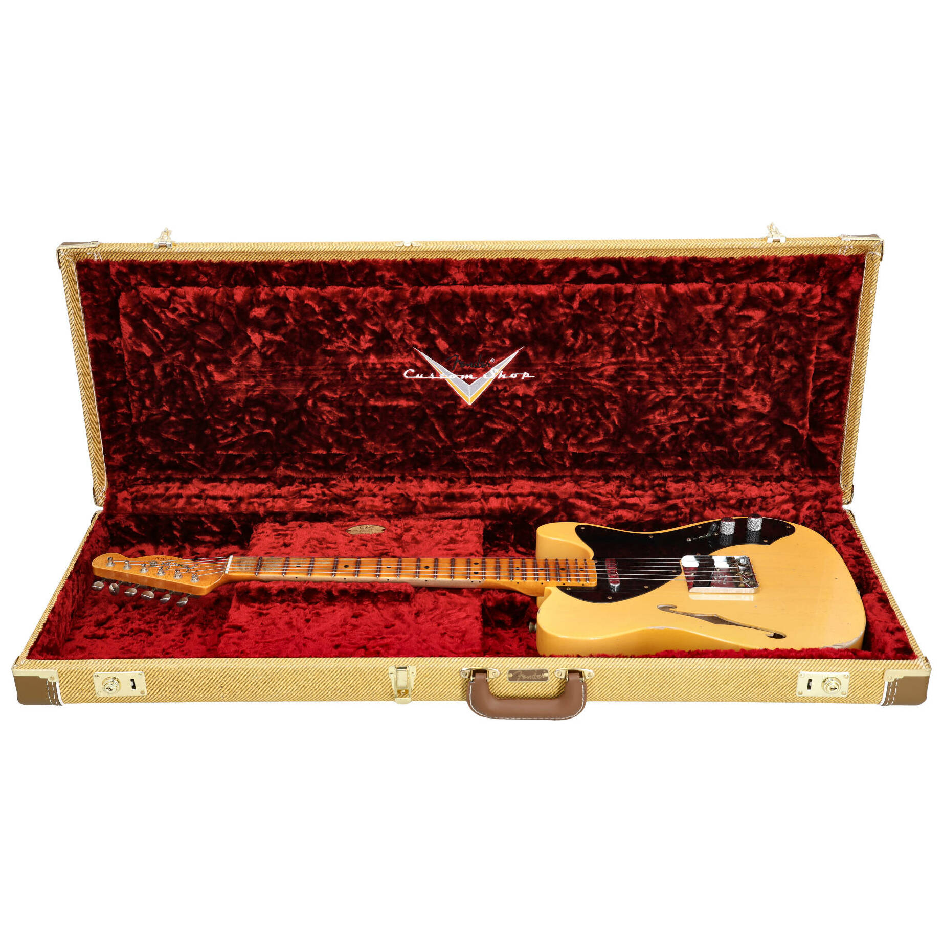 Fender Custom Shop Blackguard Telecaster Thinline Relic ANBL 9