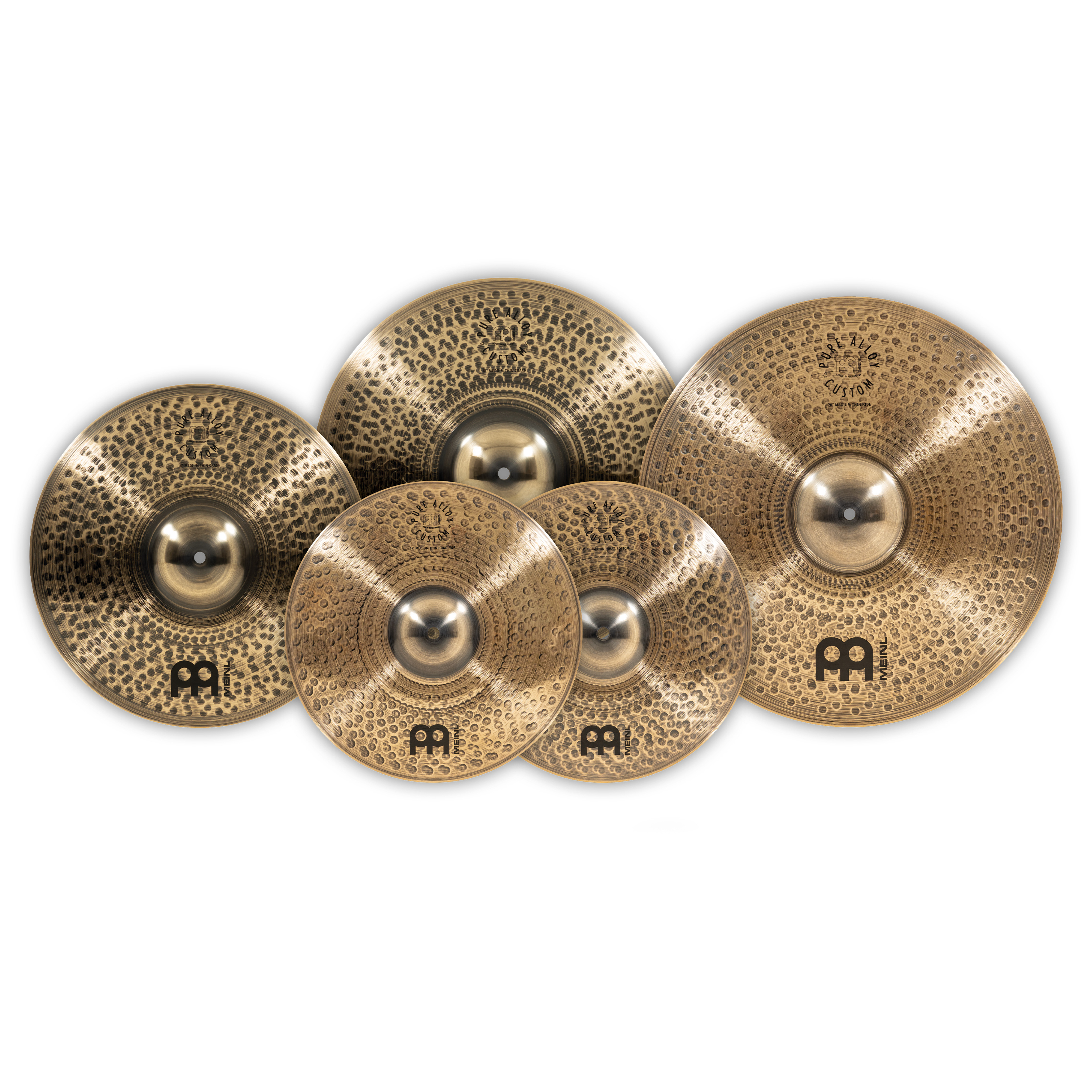 Meinl Cymbals PAC14161820 - Pure Alloy Custom Expanded Cymbal Set 1