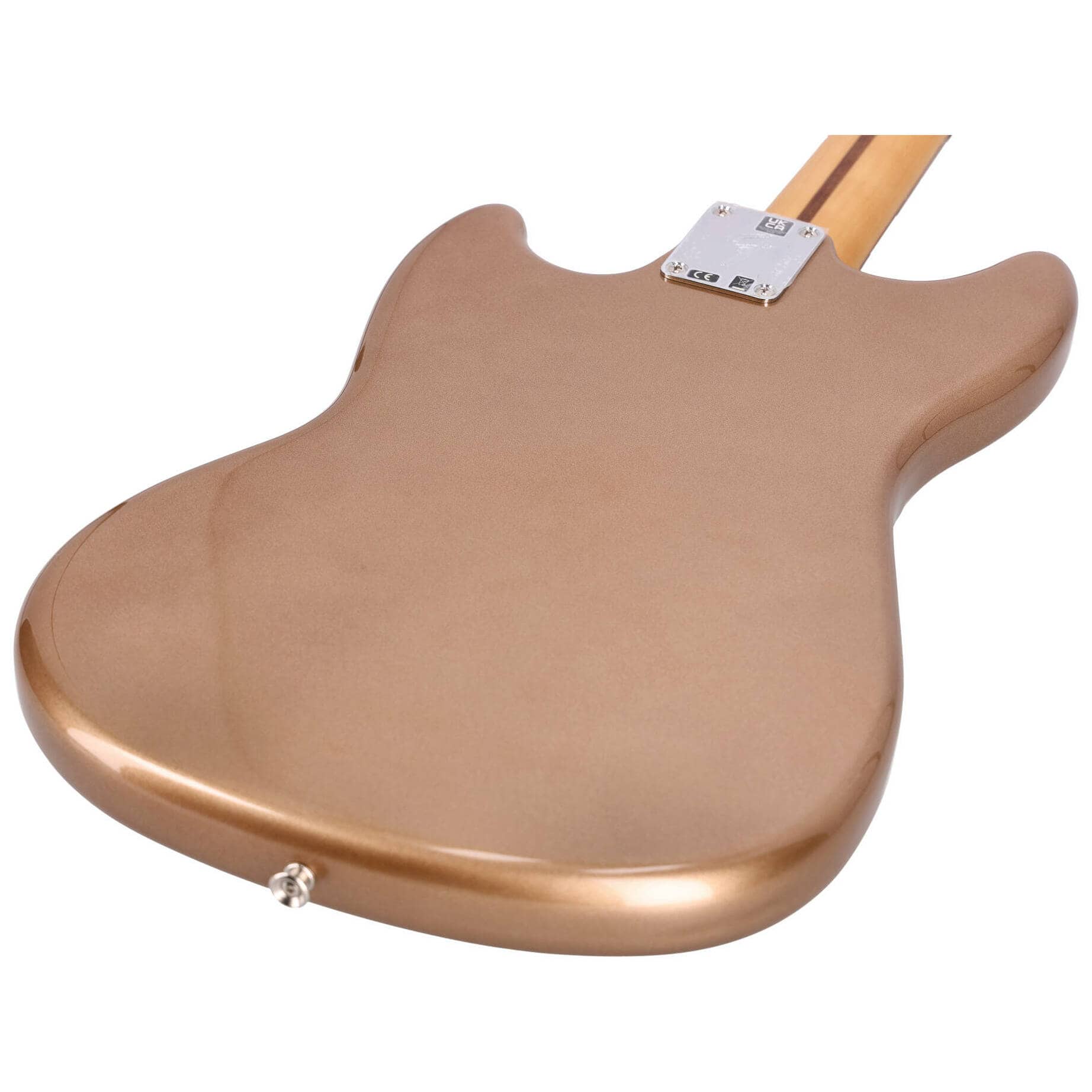 Fender Mustang Bass PJ PF Firemist Gold 7