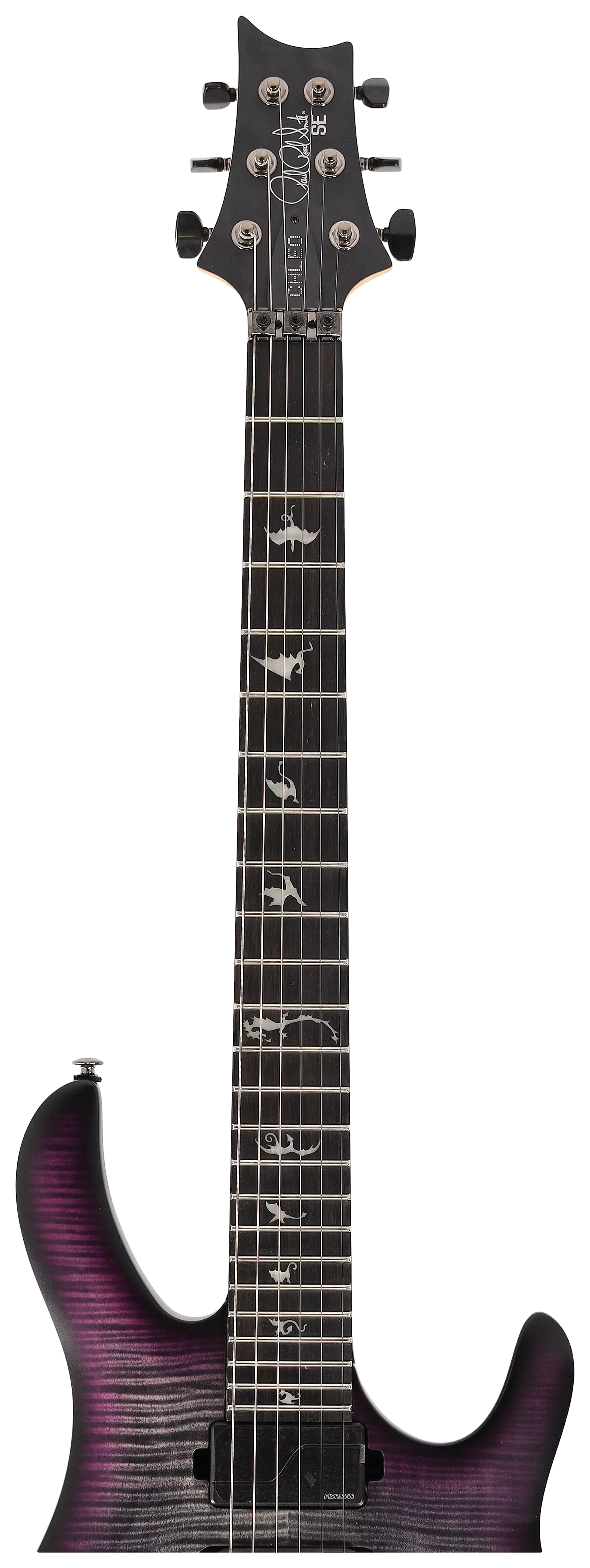 PRS SE Chleo Charcoal Purple Burst 9