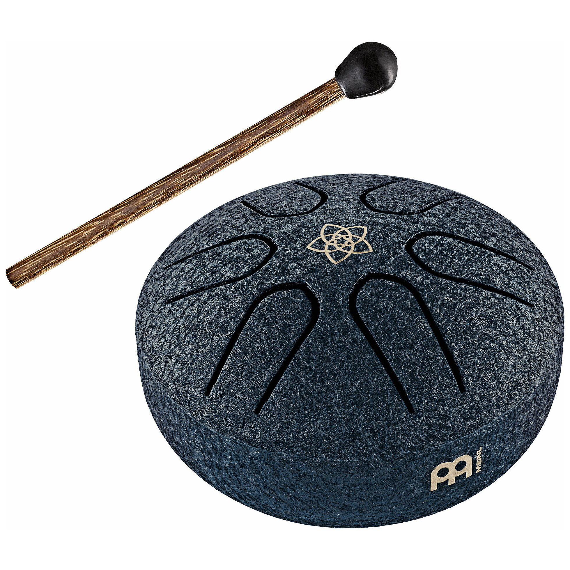 Meinl Sonic Energy PSTD2NBVF - Pocket Steel Tongue Drum A Dur - 6 Töne - Marineblau, Venusblume / 3"/7,6 cm 2