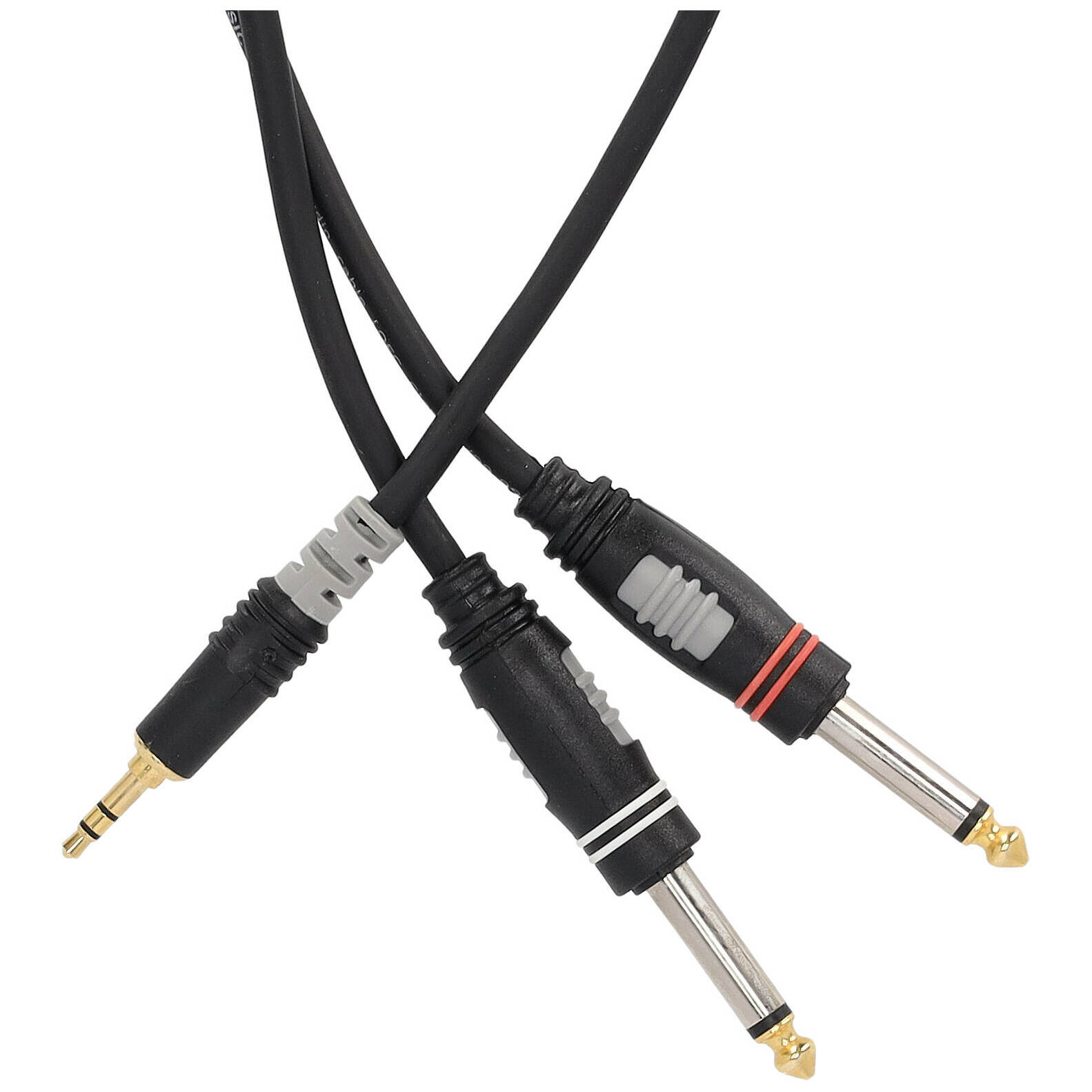 Sommer Cable HBA-3S62-0090 Stereo Mini-Klinke auf 2 x 6,3 mm Klinke mono, 0,9 Meter 2