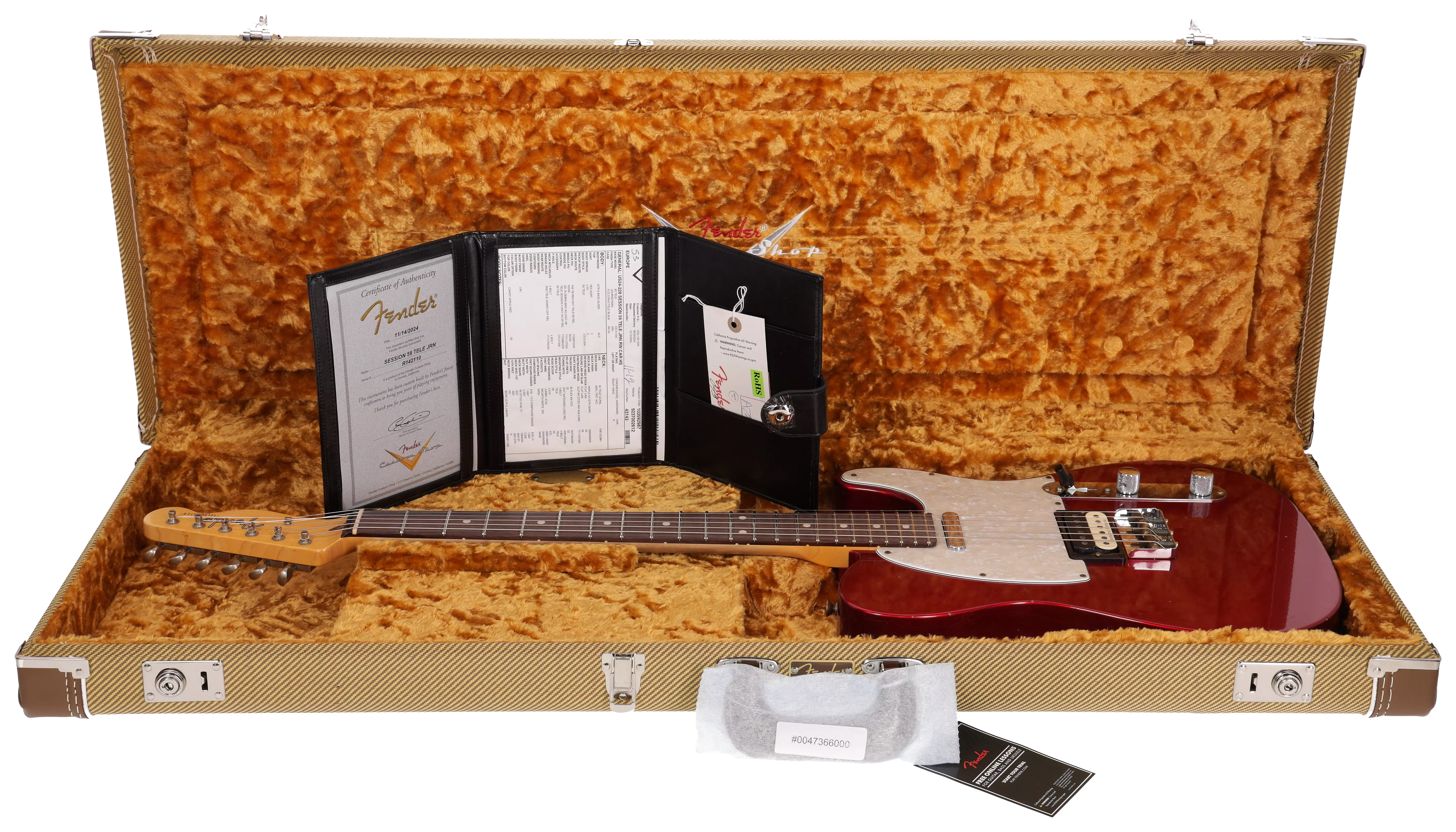 Fender Custom Shop 1959 Hot Rod Tele HS JRN RW CAR Dealer Select #5 19