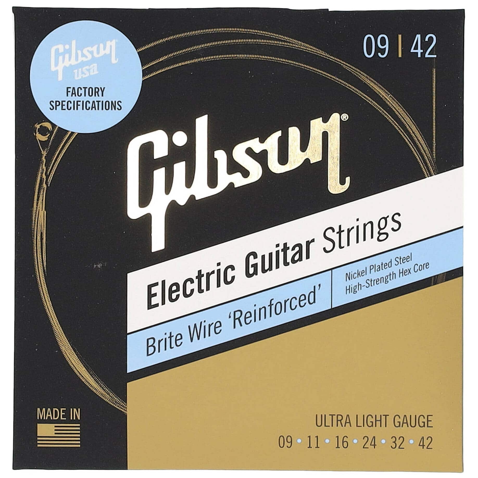 Gibson Brite Wire Reinforced Ultra Light | 009-042