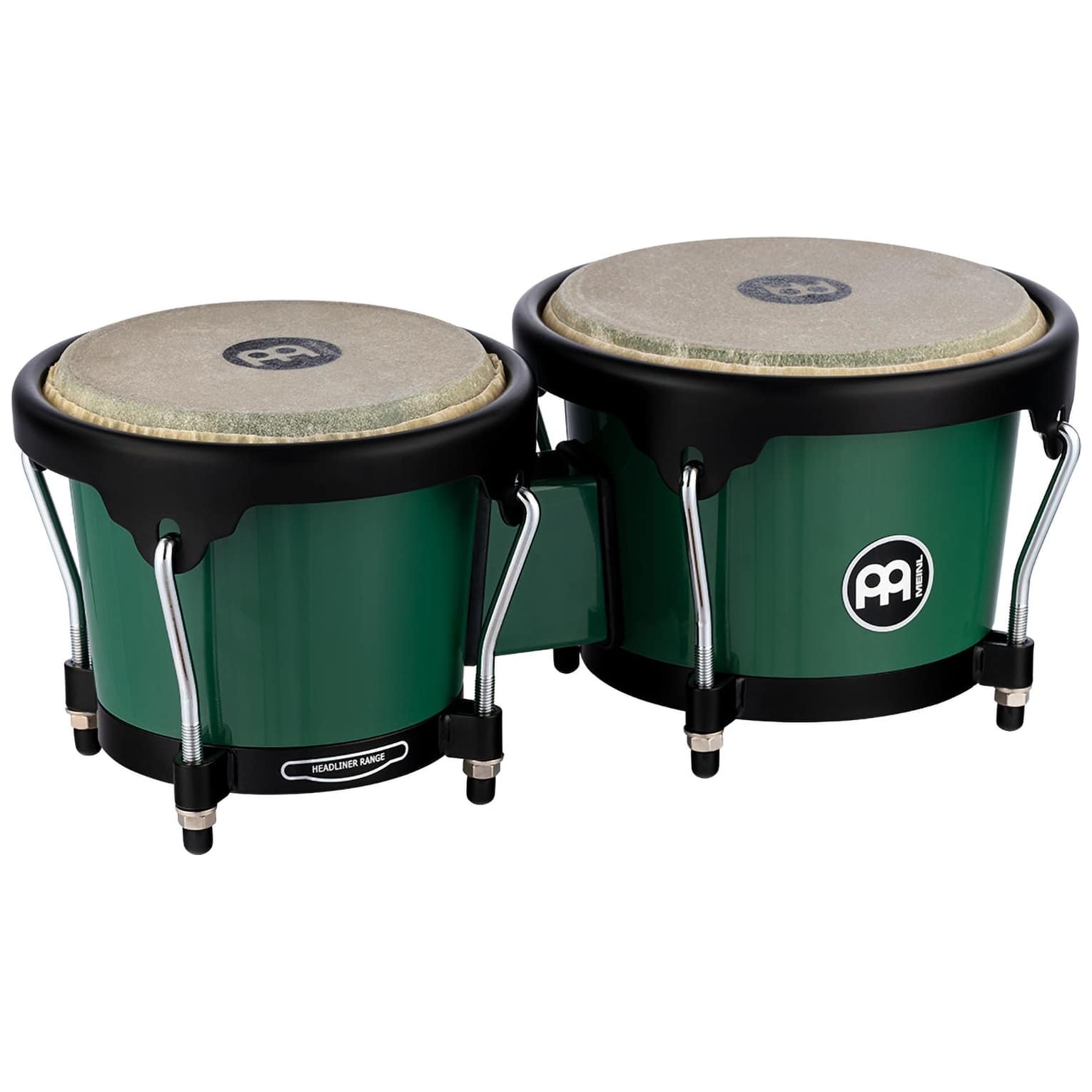 Meinl Percussion HB50FG Journey Series Bongo, Forest Green