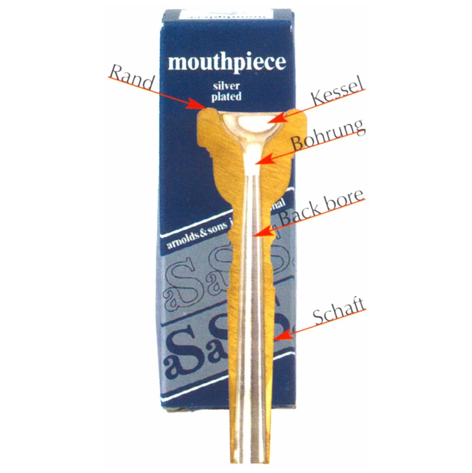 Arnolds & Sons Flügelhorn Mundstück 6 C USA 1