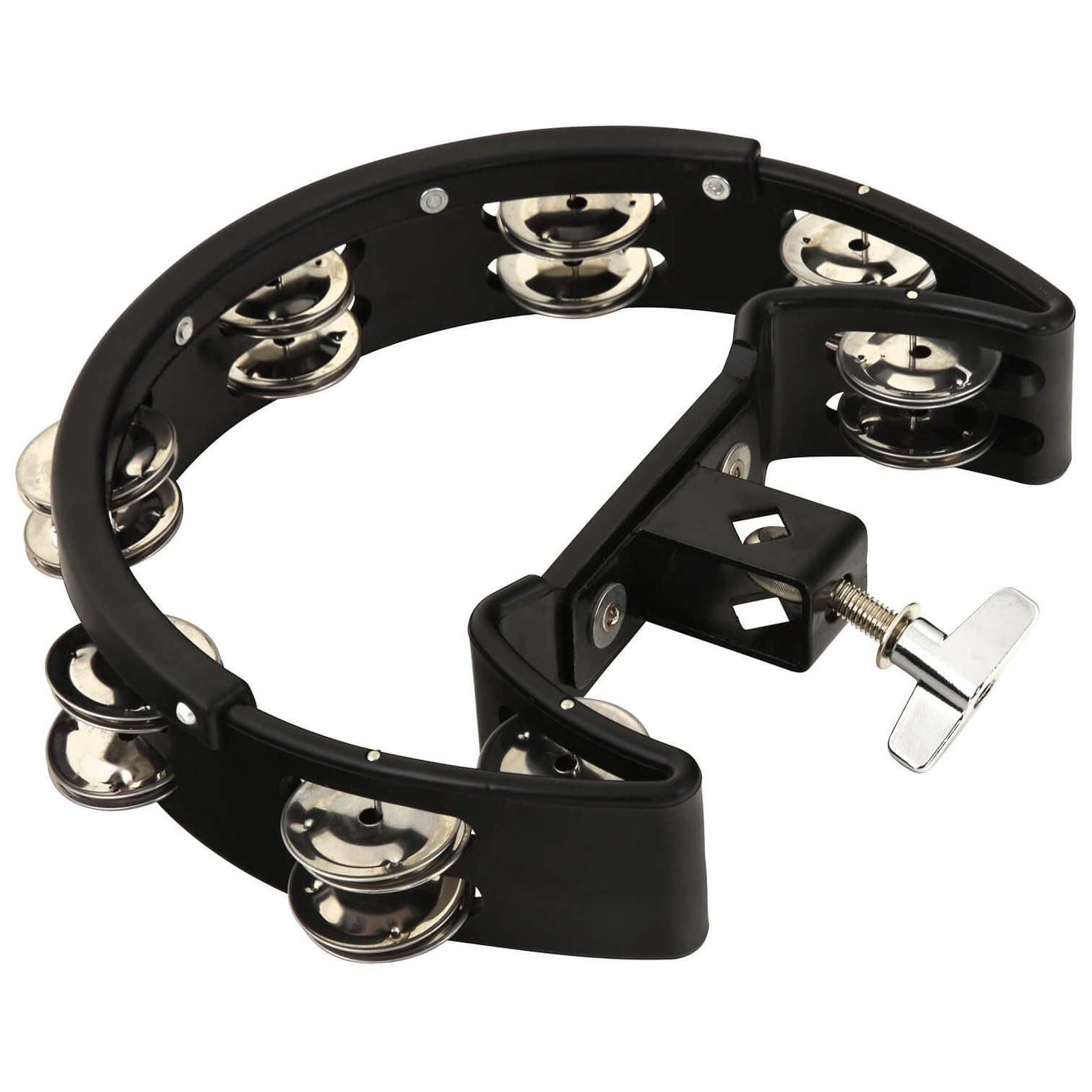 Bounce - Bounce Tamburin - mit Halterung - Schwarz - 1