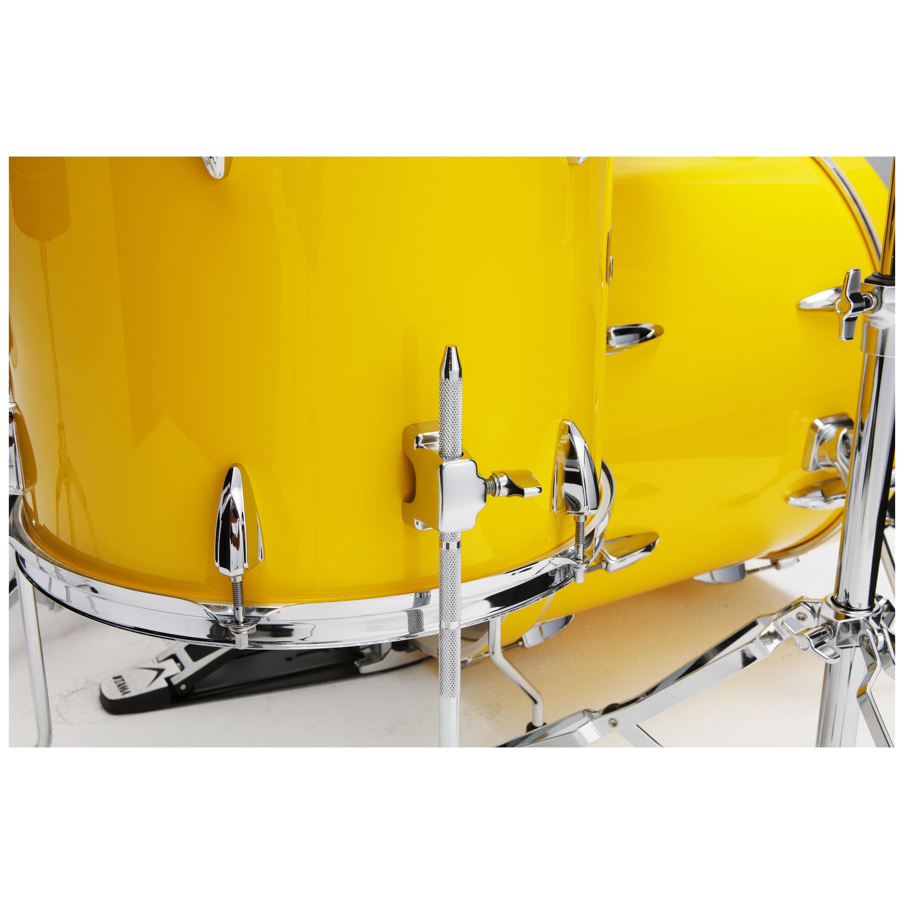 Tama IP50H6W-ELY Imperialstar Drumset 5 teilig  - Electric Yellow/Chrom HW + MEINL Cymbals HCS Bronze 4