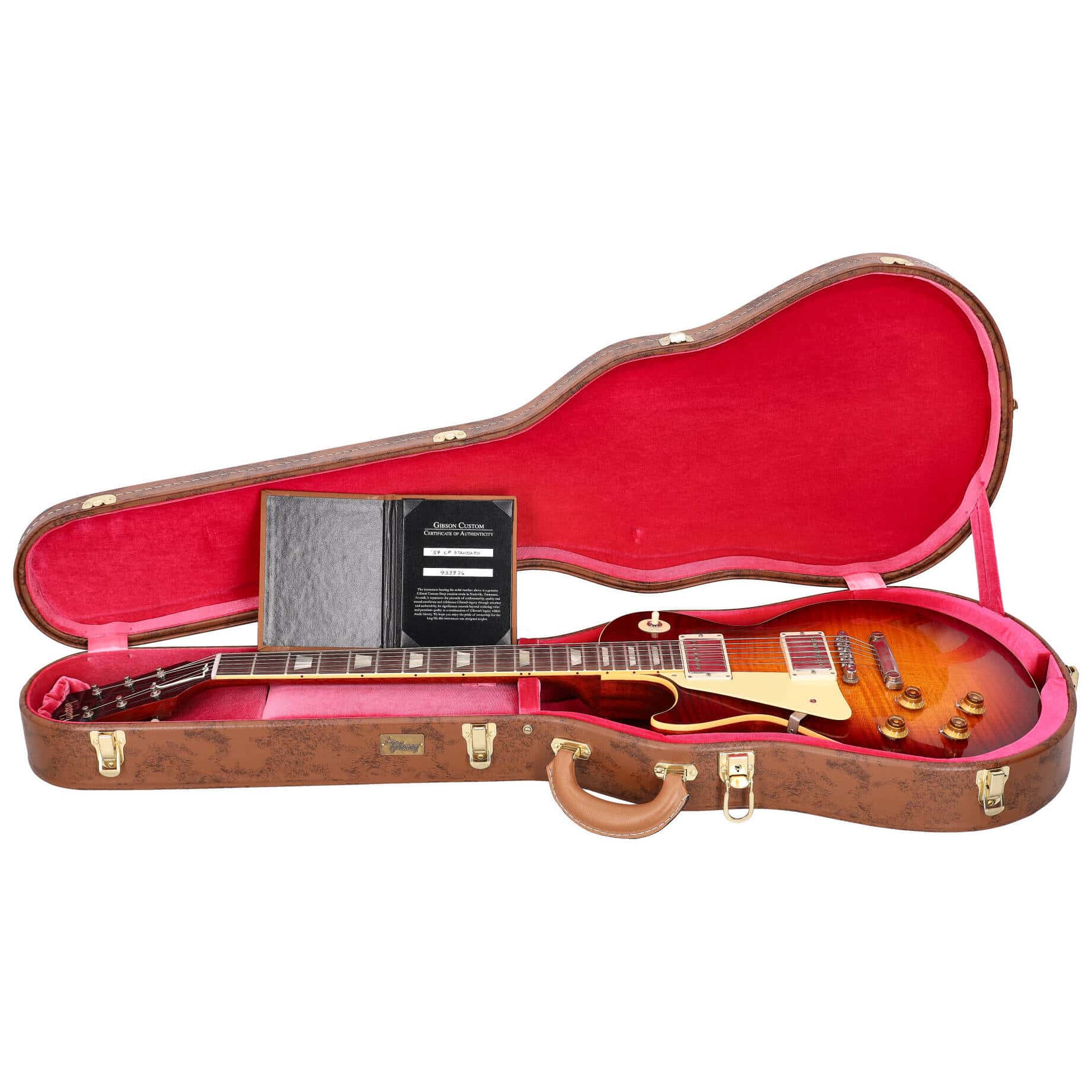 Gibson 1959 Les Paul Standard Bourbon Burst VOS LH Session Select 16