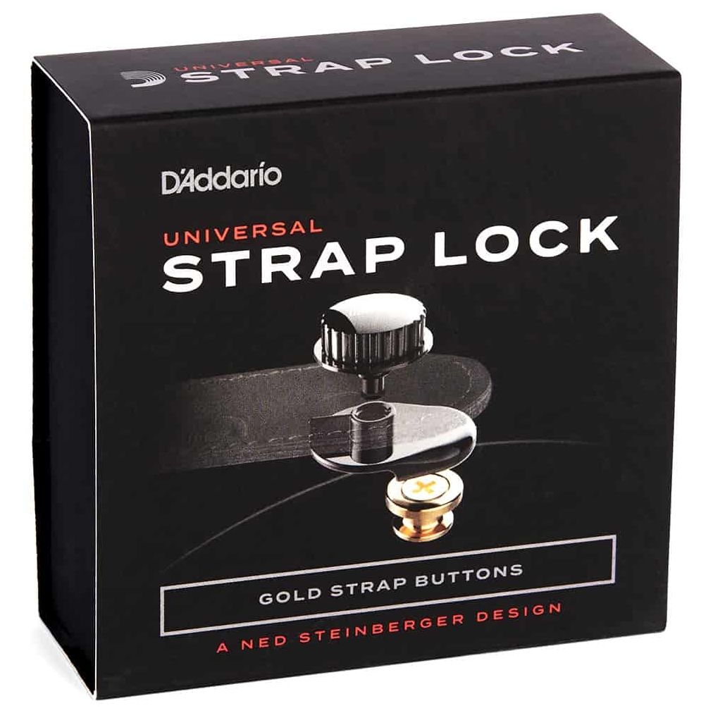 D’Addario - D’Addario PW-SLS-03 - Universal Strap Lock System - Gold - 3