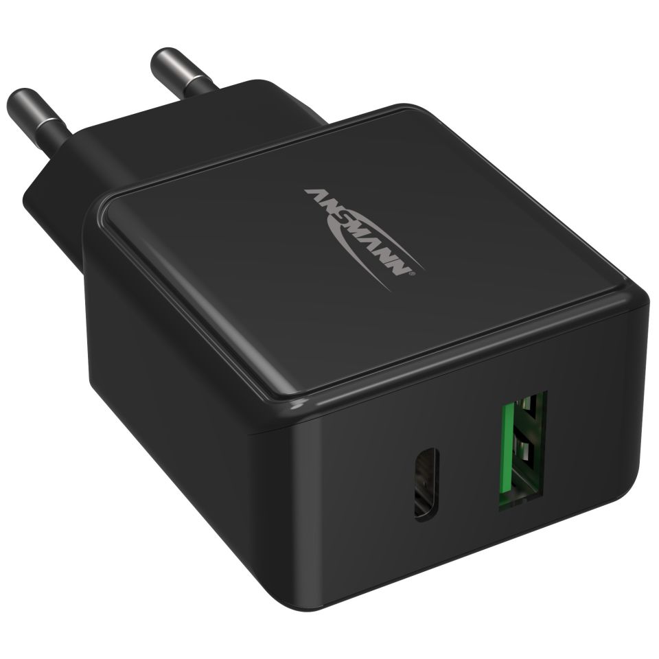 Ansmann Home Charger HC218PD schwarz / 3 A / 20 W / 2 Port 4