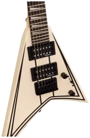 Jackson JS Series RR Minion JS1XM MN Snow White with Black Pin Stripes 5