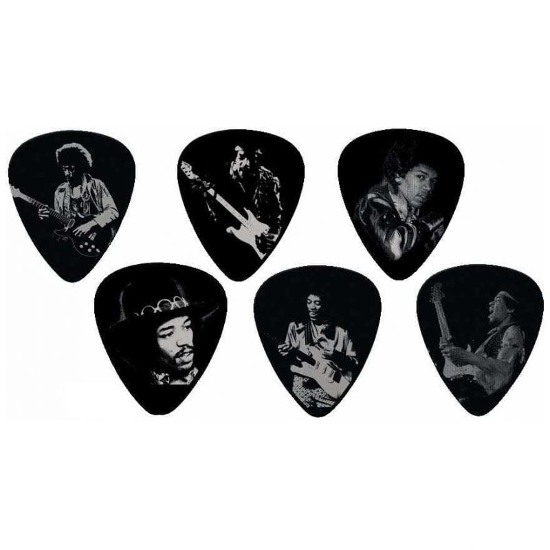 Dunlop - Dunlop Pick Jimi Hendrix Portrait Serie Heavy Dose mit 12 Stück - 1