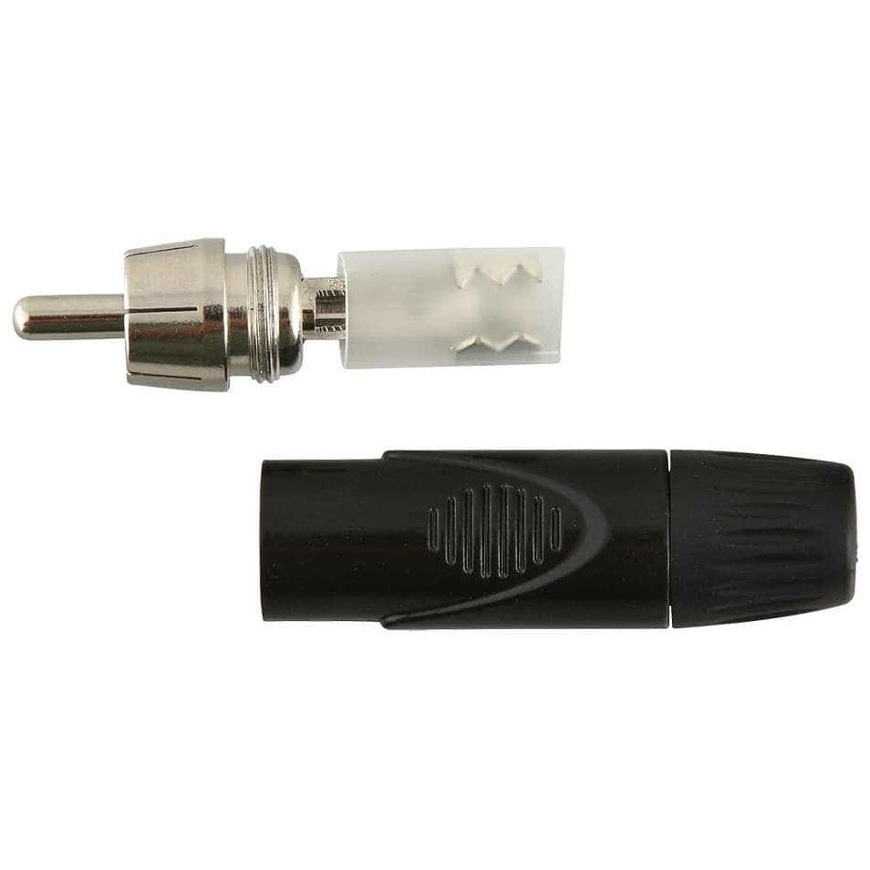 Klang - Klang Twin Audiokabel, 1 Meter 2x Cinch, male - 2x Cinch, male - 2