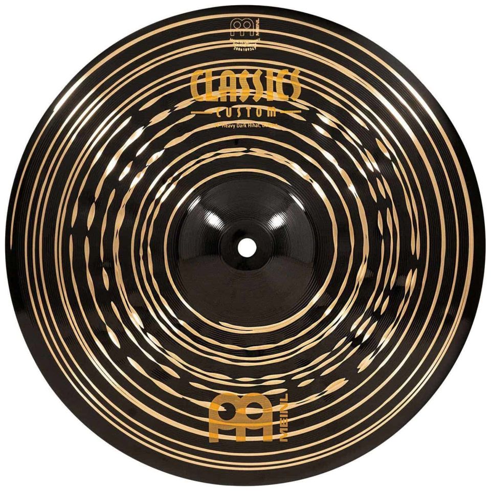Meinl Cymbals - Meinl Cymbals CC14HDAH - 14 Classics Custom Dark Heavy Hihat - 7