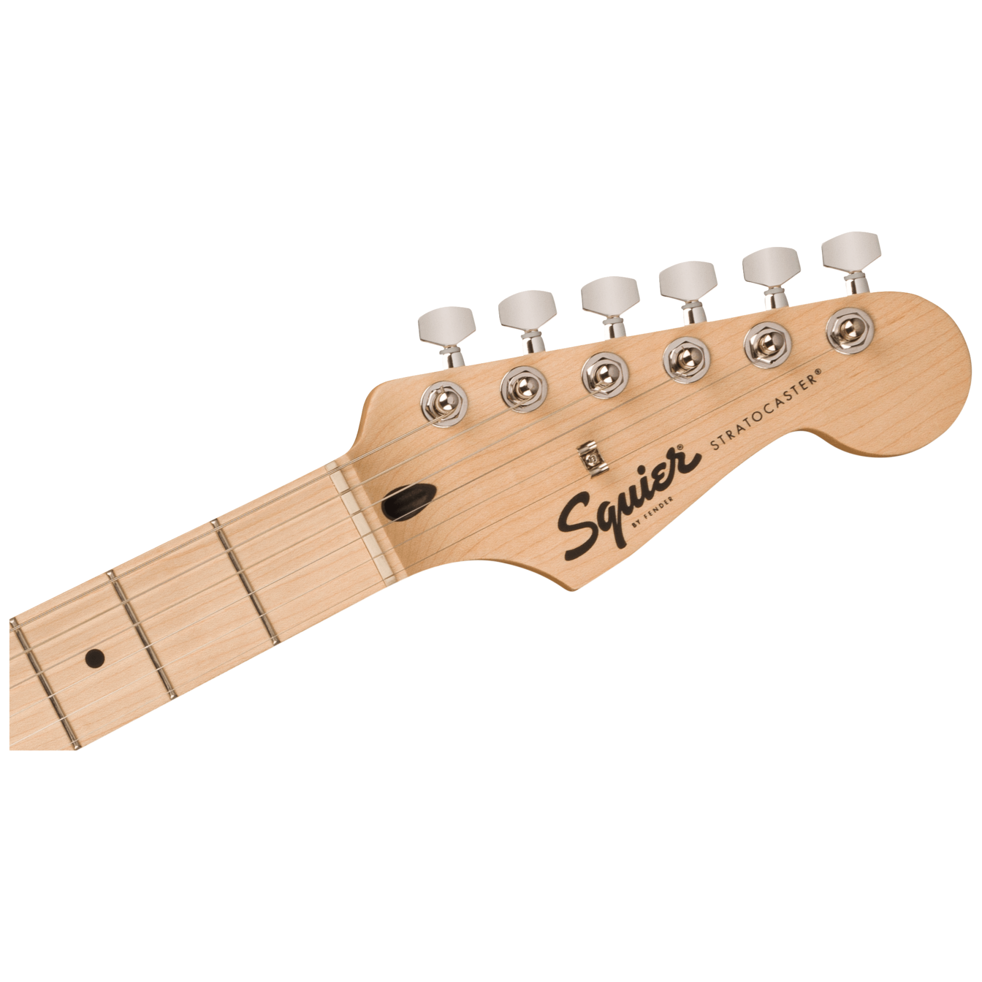 Squier by Fender Limited Edition Sonic® Stratocaster Electric Guitar®,  Laurel Fingerboard, Black Pickguard, Arctic White : Amazon.de: Musical 