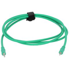 Klang Patchkabel, 2,0 Meter 3,5 mm Klinke, Klinke, mono grün 1
