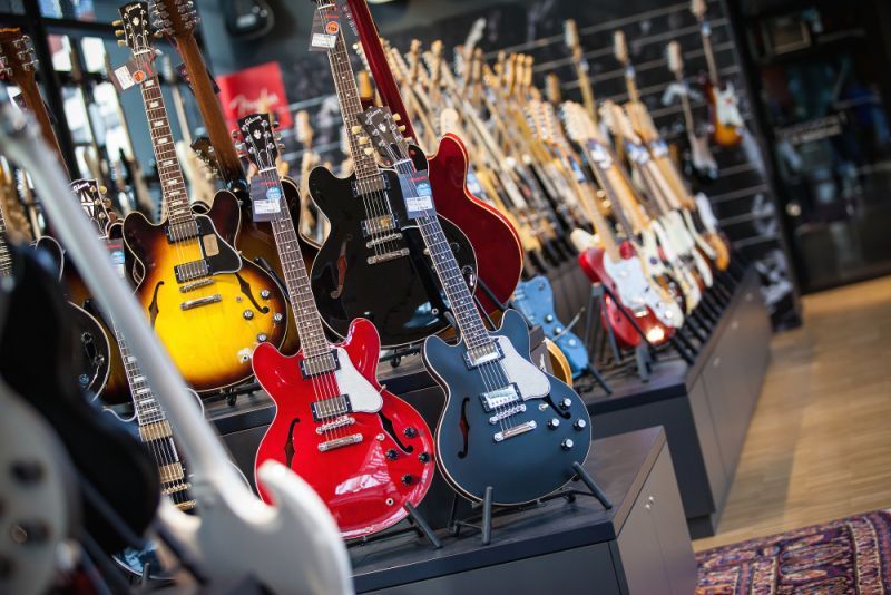 Gibson Flagship Store in Frankfurt session Das Musikhaus