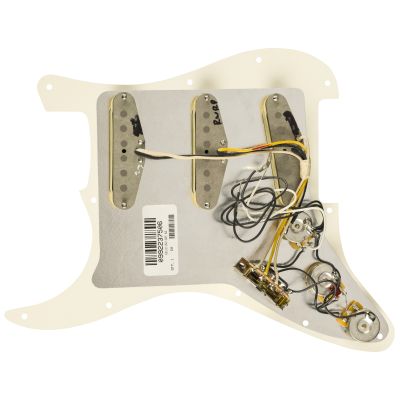 Fender Pre Wired Pickguard Set Pure Vintage 65 Parchement 1