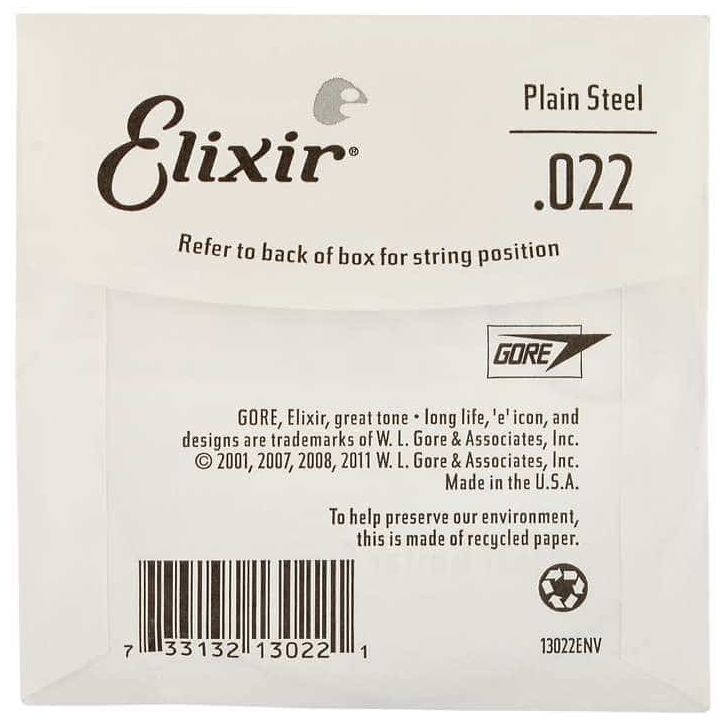 Elixir - Elixir 13022 Nanoweb Einzelsaite 022 - 1